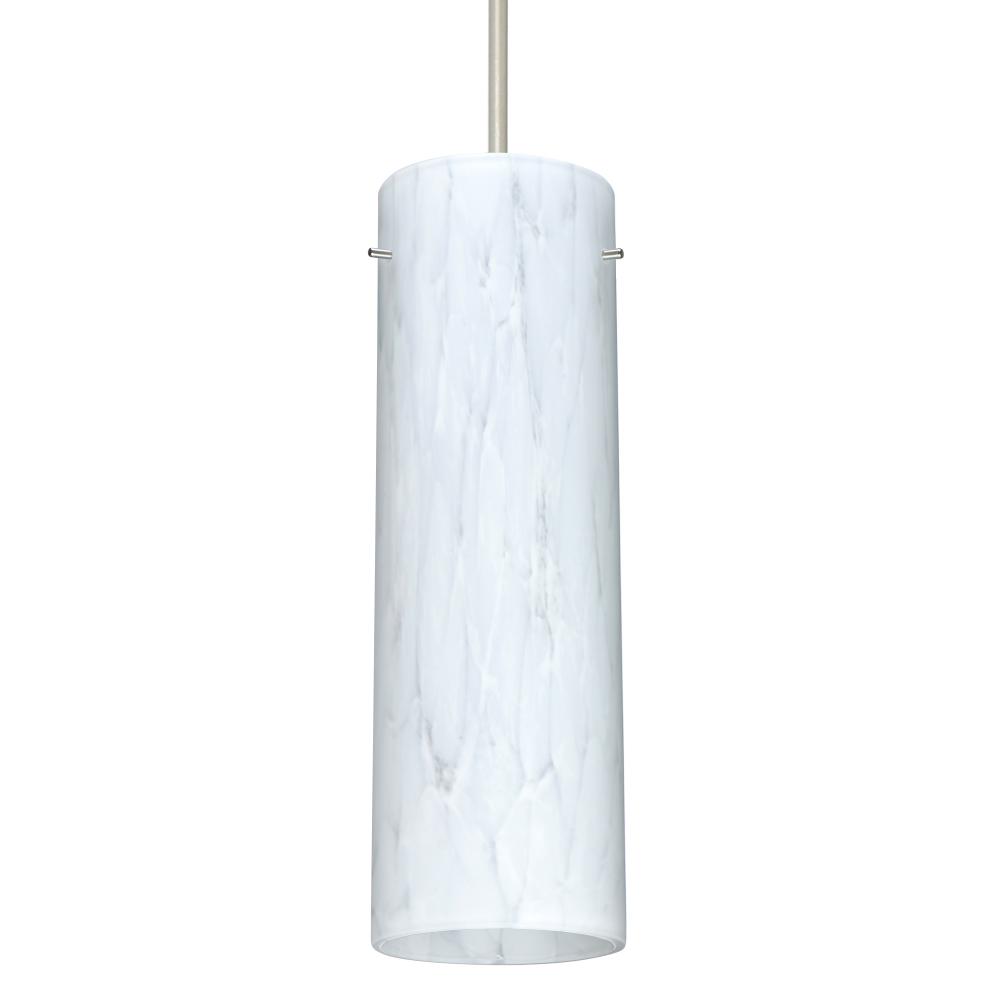 Besa Copa Pendant, Carrera, Satin Nickel, 1x50W Halogen, 15Ft. Cord