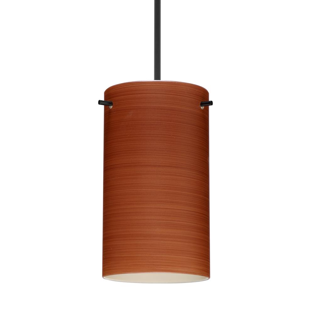 Besa Stilo 7 Pendant Black Cherry 1x50W Halogen, 15Ft. Cord