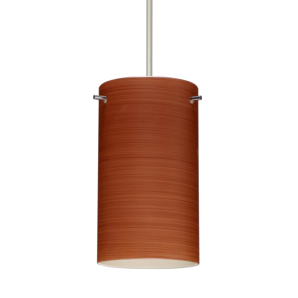 Besa Stilo 7 Pendant Satin Nickel Cherry 1x50W Halogen, 277V, 0-10V Dimming