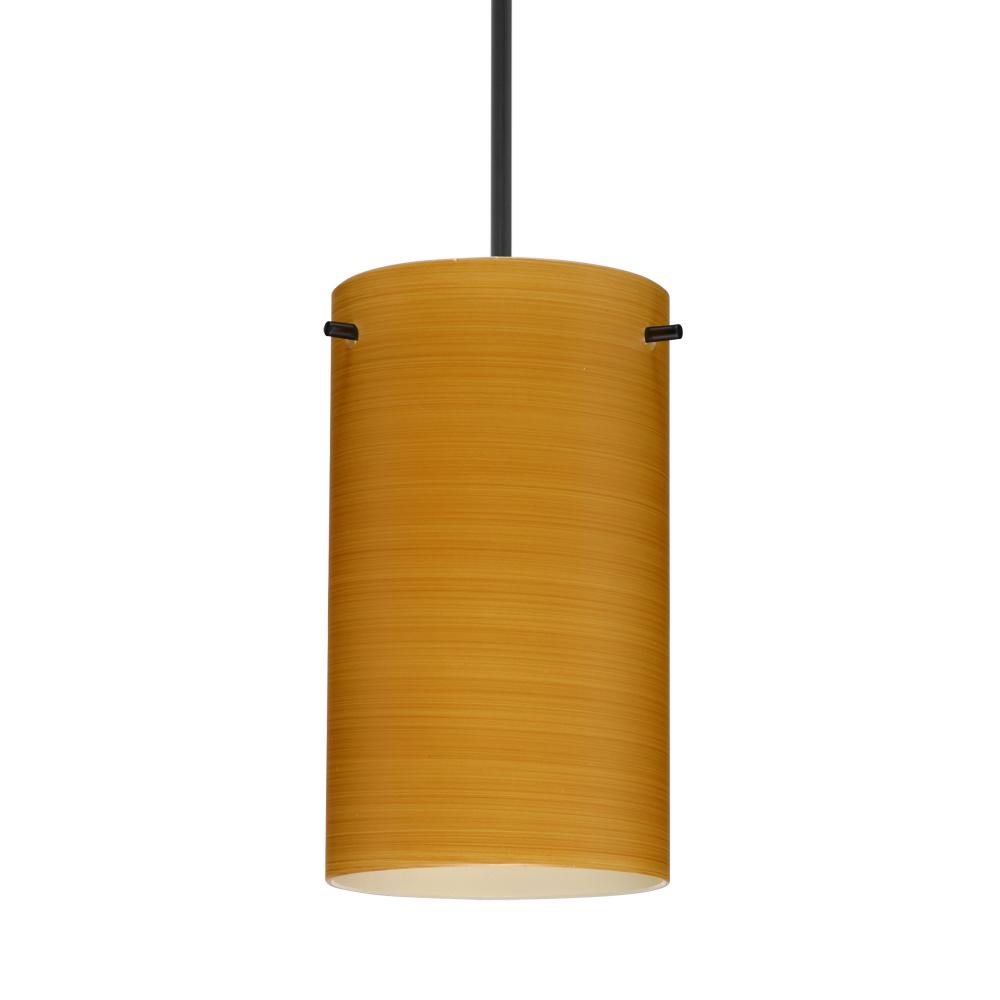 Besa Stilo 7 Pendant Black Oak 1x50W Halogen, 15Ft. Cord