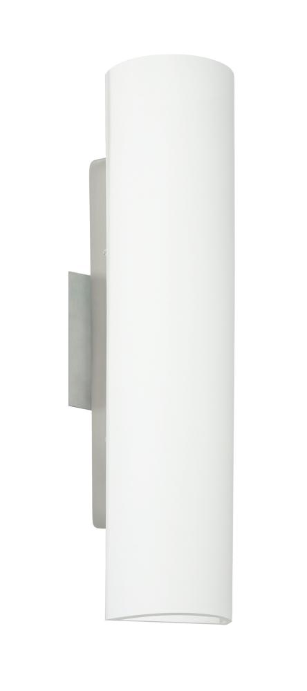 Besa Wall Darci 16 Satin Nickel Opal Matte 2x60W Medium Base