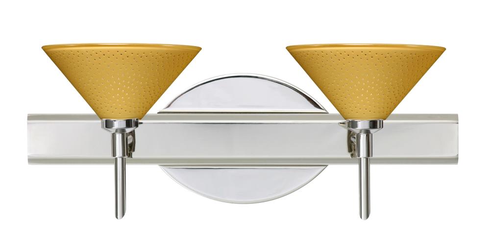 Besa Wall Kona Chrome Mango Starpoint 2x5W LED