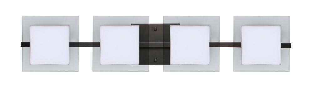 Besa Wall Alex Bronze Opal/Clear 4x5W LED