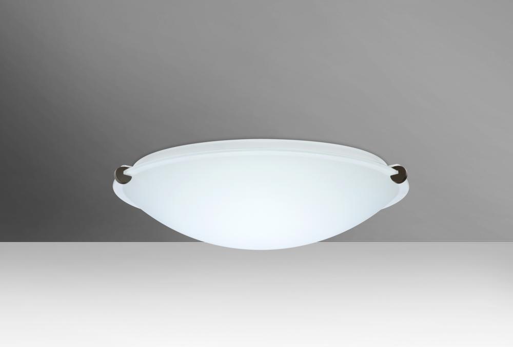 Besa Ceiling Trio 12 Bronze White 1x11W LED