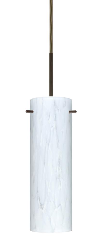 Besa Copa LED Pendant For Multiport Canopy Carrera Bronze 1x9W LED