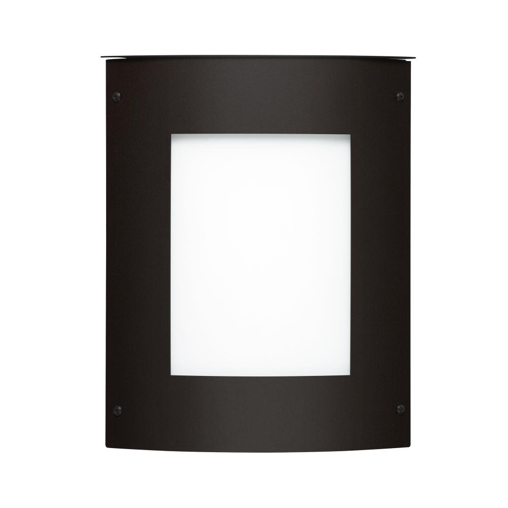 Besa Outdoor Moto 13 Square Black White Acrylic 2x5W LED