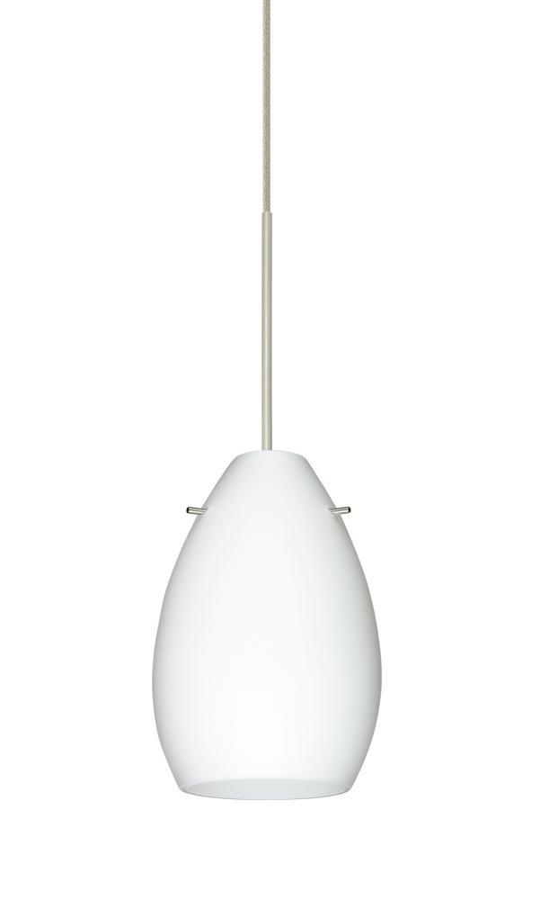 Besa Pendant For Mulitport Canopy Pera 6 Satin Nickel Opal Matte 1x5W LED