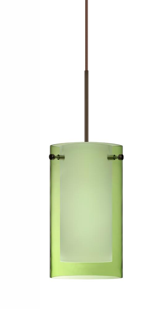 Besa Pendant For Multiport Canopy Pahu 4 Bronze Transparent Olive/Opal 1x35W Halogen