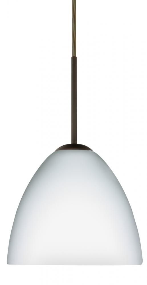 Besa Sasha Pendant Bronze Opal Matte 1x40W Halogen