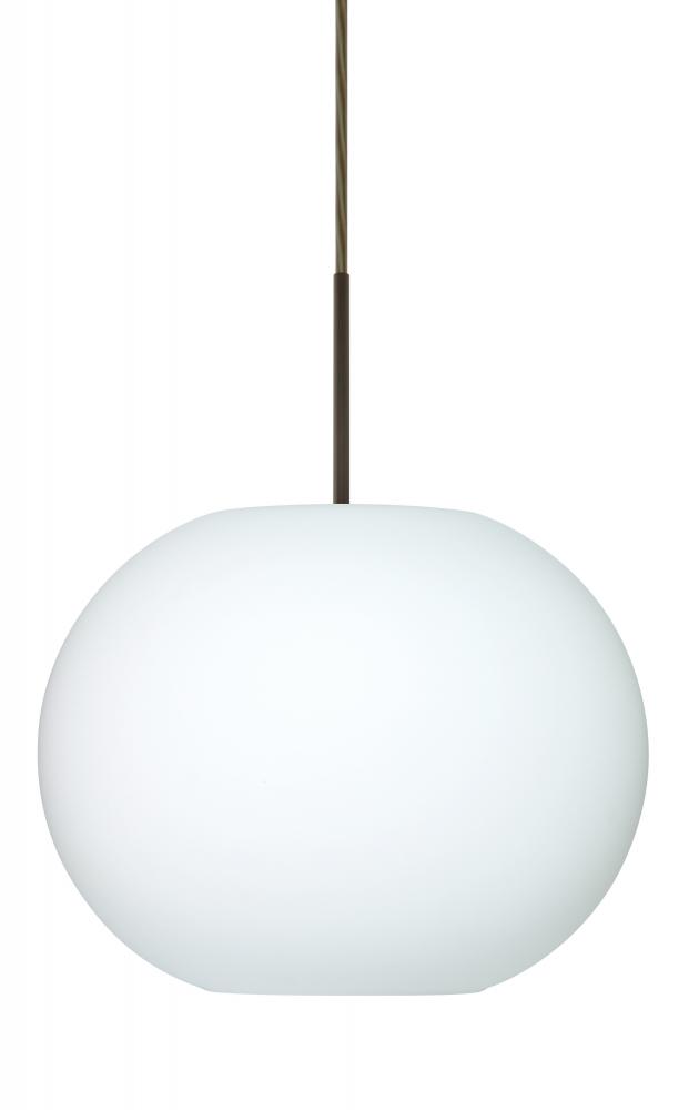 Besa Pendant Luna Bronze Opal Matte 1x100W Medium Base