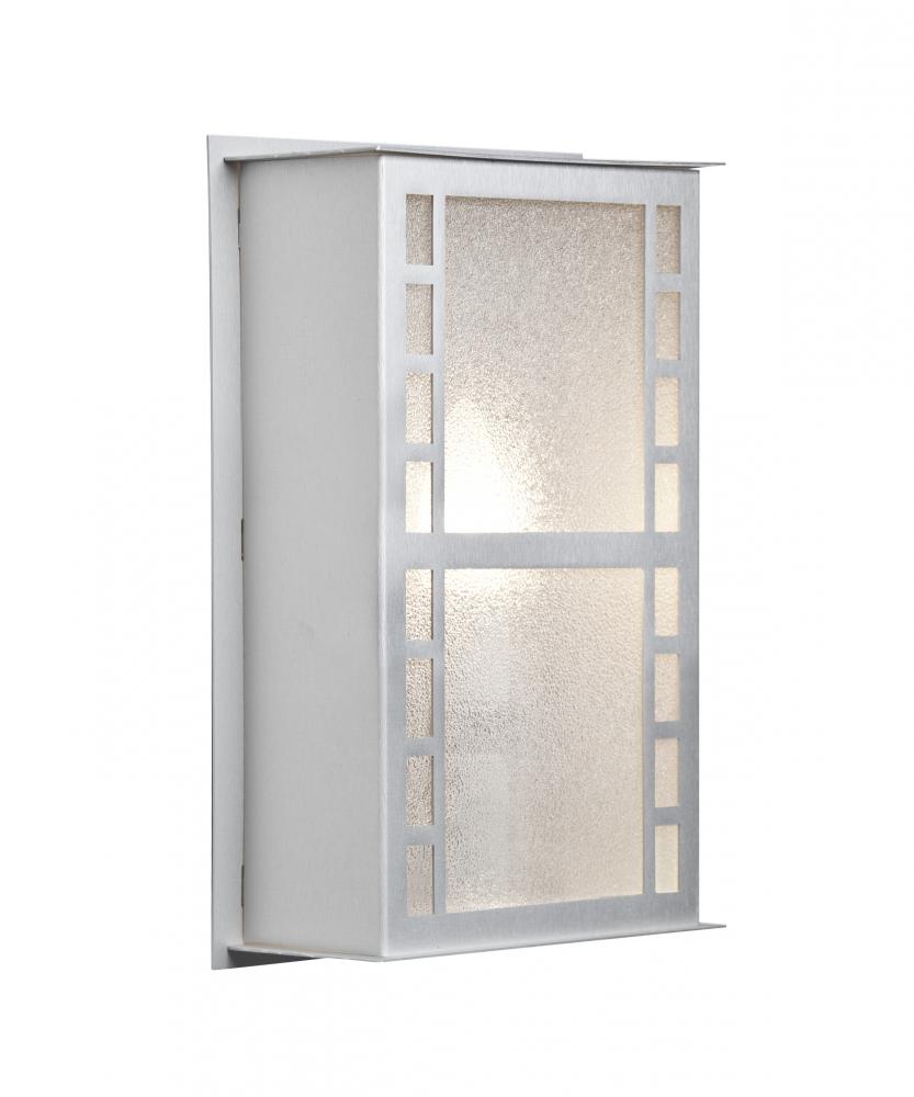 Besa Outdoor Napoli 11 Brushed Aluminum Glitter Glass 1x60W B10