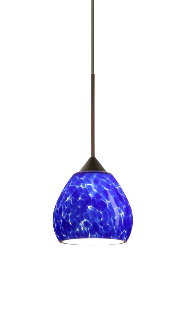 Besa Pendant Tay Tay Bronze Blue Cloud 1x5W LED