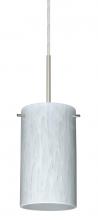 Besa Lighting 1BC-440419-HAL-SN - Besa Stilo 7 Pendant Satin Nickel Carrera 1x40W G9