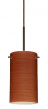 Besa Lighting 1BC-4404CH-HAL-BR - Besa Stilo 7 Pendant Bronze Cherry 1x40W G9