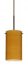 Besa Lighting 1BC-4404OK-HAL-BR - Besa Stilo 7 Pendant Bronze Oak 1x40W G9