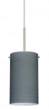 Besa Lighting 1BC-4404TN-HAL-SN - Besa Stilo 7 Pendant Satin Nickel Titan 1x40W G9