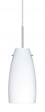 Besa Lighting 1JC-151207-SN - Besa Tao 10 Pendant Satin Nickel Opal Matte 1x100W Medium Base