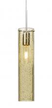 Besa Lighting 1JC-JUNI16GD-SN - Besa, Juni 16 Cord Pendant, Gold Bubble, Satin Nickel, 1x60W Medium Base