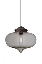 Besa Lighting 1JT-MIRASM-BR - Besa Mira Pendant Bronze Smoke 1x60W T10