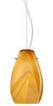 Besa Lighting 1KX-4126HN-SN - Besa Pera 9 Cable Pendant Honey Satin Nickel 1x100W Medium Base