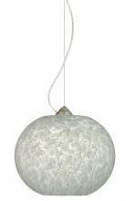 Besa Lighting 1KX-477619-SN - Besa Luna Pendant Carrera Satin Nickel 1x100W Medium Base