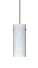 Besa Lighting 1TT-412319-SN - Besa Stilo 10 Stem Pendant Satin Nickel Carrera 1x100W Medium Base