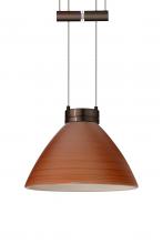 Besa Lighting 1XA-1743CH-BR - Besa Pendant Domi Bronze Cherry 1x50W Halogen