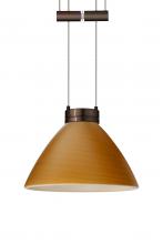 Besa Lighting 1XA-1743OK-BR - Besa Pendant Domi Bronze Oak 1x50W Halogen