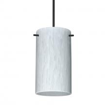 Besa Lighting 1XC-440419-BK-277-DIM010 - Besa Stilo 7 Pendant Black Carrera 1x50W Halogen, 277V, 0-10V Dimming