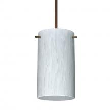 Besa Lighting 1XC-440419-BR-277-DIM010 - Besa Stilo 7 Pendant Bronze Carrera 1x50W Halogen, 277V, 0-10V Dimming