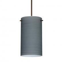 Besa Lighting 1XC-4404TN-BR-277-DIM010 - Besa Stilo 7 Pendant Bronze Titan 1x50W Halogen, 277V, 0-10V Dimming