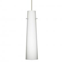 Besa Lighting 1XC-567407-SN-277-DIM010 - Besa Camino Pendant Satin Nickel Opal Matte 1x50W Halogen, 277V, 0-10V Dimming