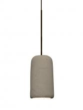 Besa Lighting 1XC-GLIDETN-LED-BR - Besa Glide Cord Pendant, Tan, Bronze Finish, 1x2W LED