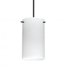 Besa Lighting 1XT-4404KR-BK-277-DIM010 - Besa Stilo 7 Pendant Black Chalk 1x50W Halogen, 277V, 0-10V Dimming