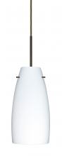 Besa Lighting J-151207-BR - Besa Tao 10 Pendant For Multiport Canopy Bronze Opal Matte 1x100W Medium Base