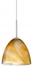 Besa Lighting J-4470HN-LED-SN - Besa Vila LED Pendant For Multiport Canopy Honey Satin Nickel 1x9W LED