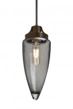 Besa Lighting J-SULUSM-BR - Besa, Sulu Cord Pendant For Multiport Canopy, Smoke Bubble, Bronze Finish, 1x60W Medi