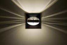 Besa Lighting OPTOS1W-CLFR-LED-CR - Besa Optos Wall Clear/Frost Chrome 1x5W LED