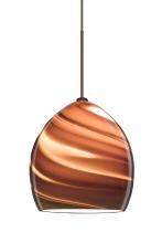 Besa Lighting RXP-1716SK-BR - Besa Pendant Sprite Bronze Smoke Twist 1x50W Halogen