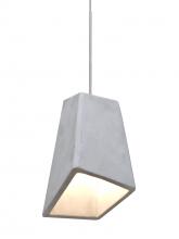 Besa Lighting RXP-SKIPNA-LED-SN - Besa Skip Cord Pendant, Natural, Satin Nickel Finish, 1x9W LED