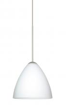 Besa Lighting X-177907-SN - Besa Pendant For Multport Canopy Mia Satin Nickel Opal Matte 1x50W Halogen