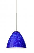 Besa Lighting XP-177986-SN - Besa Pendant Mia Satin Nickel Blue Cloud 1x50W Halogen