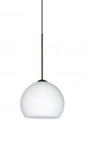 Besa Lighting XP-565807-BR - Besa Pendant Palla 5 Bronze Opal Matte 1x50W Halogen