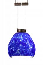  1XA-560586-BR - Besa Pendant Tay Tay Bronze Blue Cloud 1x50W Halogen