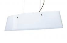 Besa Lighting LS3-445406-BR - Besa Pendant Silhouette 28 Bronze Opal Glossy 3x40W G9