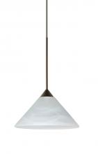 Besa Lighting 1XP-117652-BR - Besa Pendant Kona Bronze Marble 1x50W Halogen