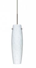 Besa Lighting 1XC-412119-LED-BR - Besa Tu Tu Pendant, Carrera, Bronze, 1x5W LED