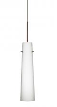 Besa Lighting RXP-567407-BR - Besa Camino Pendant Bronze Opal Matte 1x50W Halogen