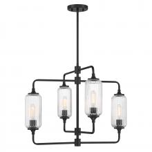 Savoy House 1-3025-4-89 - Holton 4-Light Chandelier in Matte Black