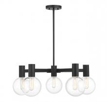 Savoy House 1-3073-5-89 - Wright 5-Light Chandelier in Matte Black